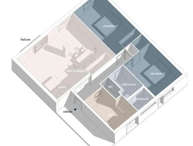 Le Blue Sea - Appt T3 Classe 3 Etoiles A 650m De La Apartmán Le Lavandou